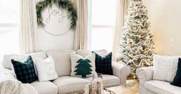 Full of simple Christmas decorating ideas