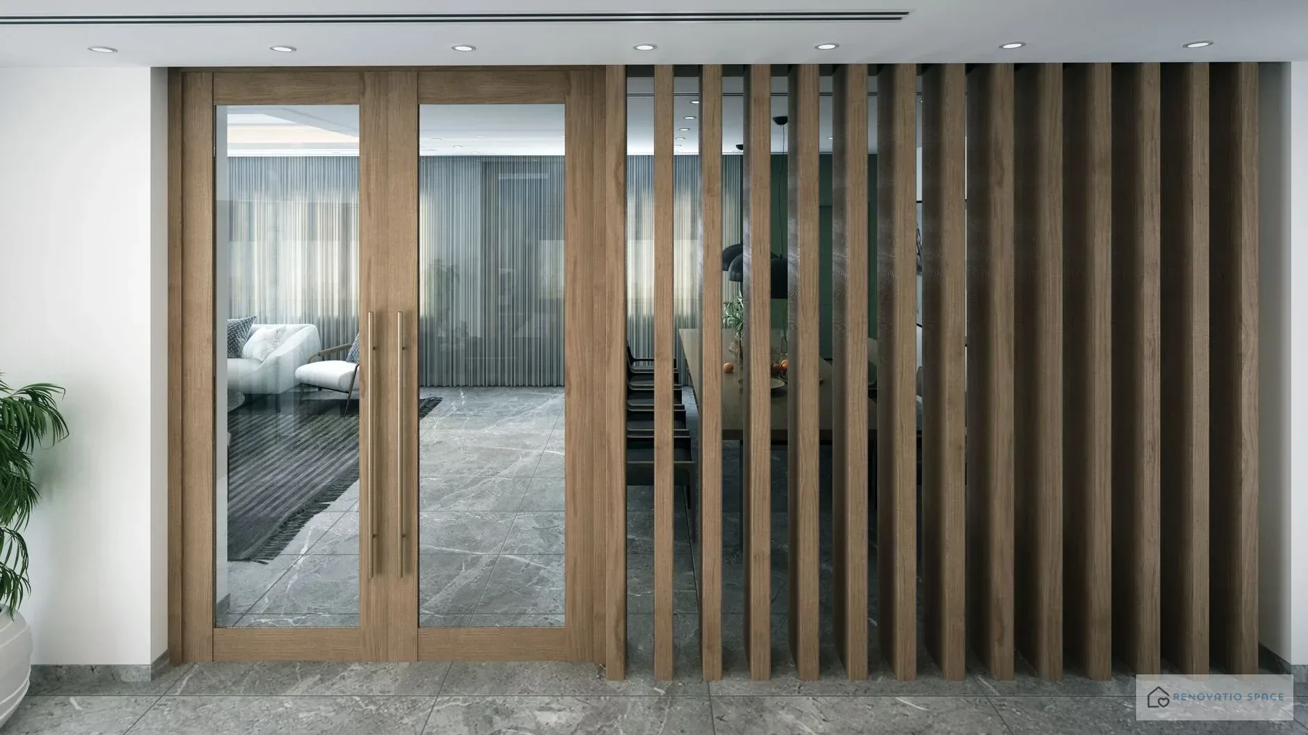 Key criteria for choosing a room divider for living room image